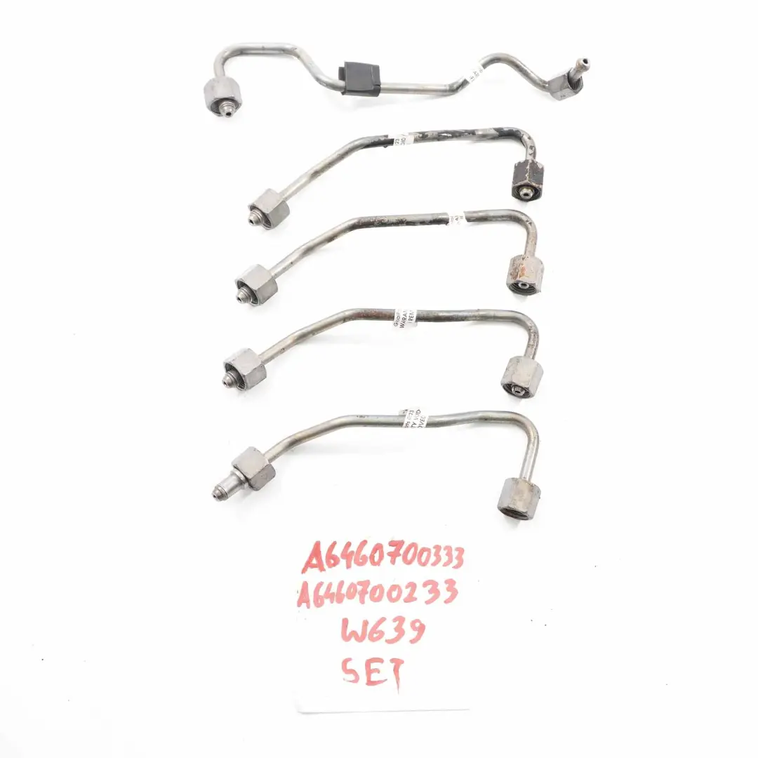Mercedes W639 W906 OM646 tuyau pression ligne d'injection carburant rail set - SKU A6460700333-1 - Numéro de pièce A6460700333