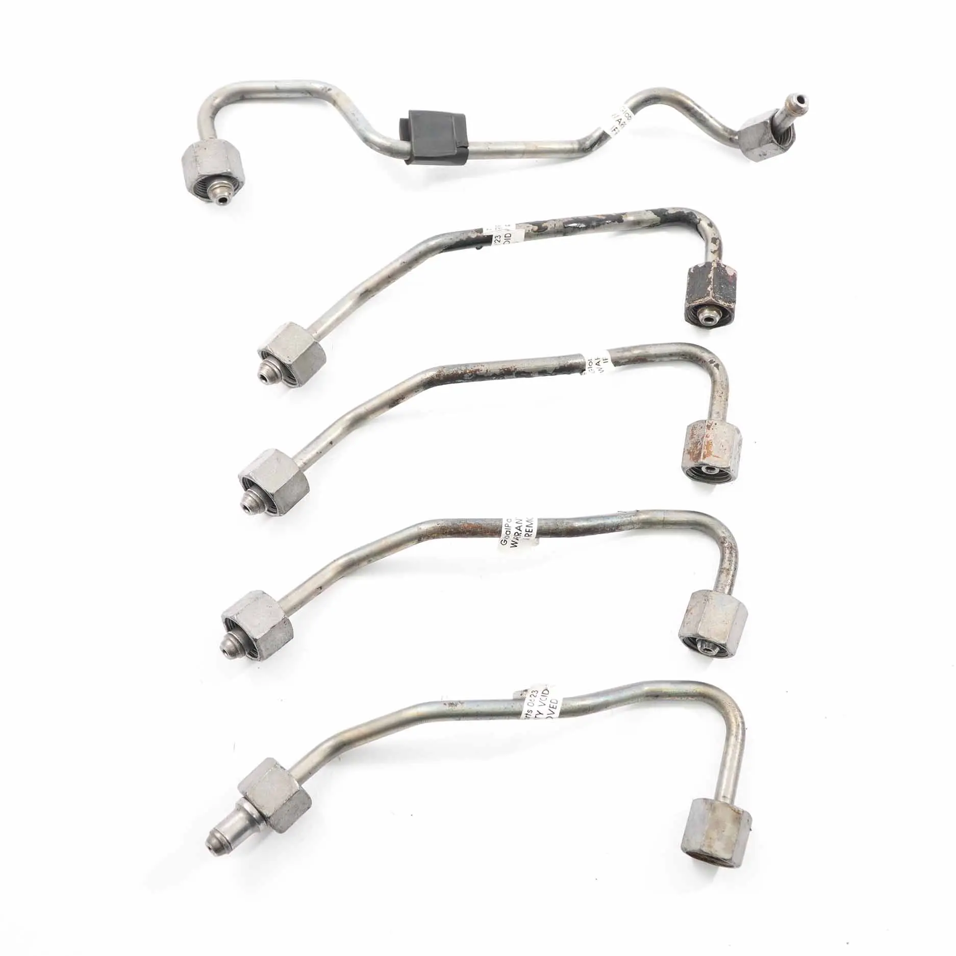 Mercedes W639 W906 OM646 Tubo Presión Inyección Combustible Línea Rail Set