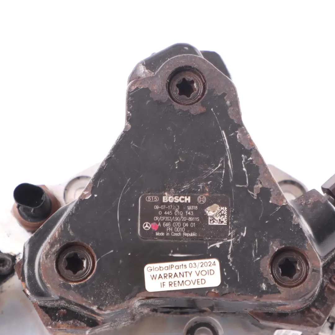 Mercedes Benz W203 OM646 Diesel Iniezione Pompa carburante ad alta pressione - SKU A6460700401-1 - Numero di parte A6460700401