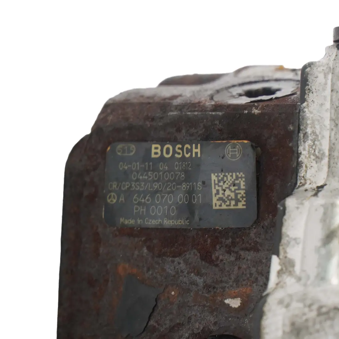 Mercedes Benz W203 OM646 Diesel Bomba De combustible De alta presion A6460700001 - SKU A6460700401 - Número de pieza A6460700401