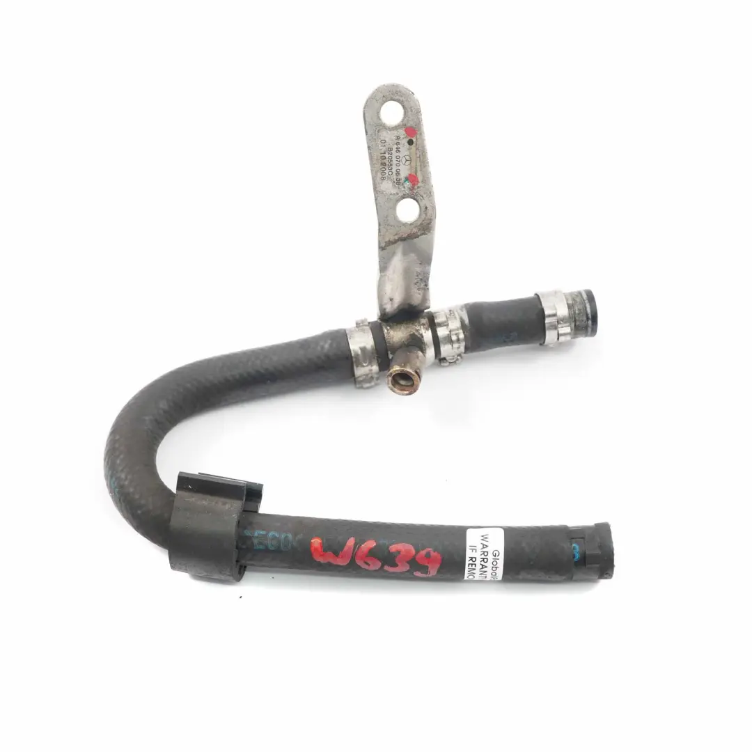 OM646 Tubería presión Rail Tubería inyección combustible para Mercedes W639 W906 con número de pieza A6460700638 Mercedes W639 W906 OM646 Tubería presión Rail Tubería inyección combustible - SKU A6460700638 - Número de pieza A6460700638