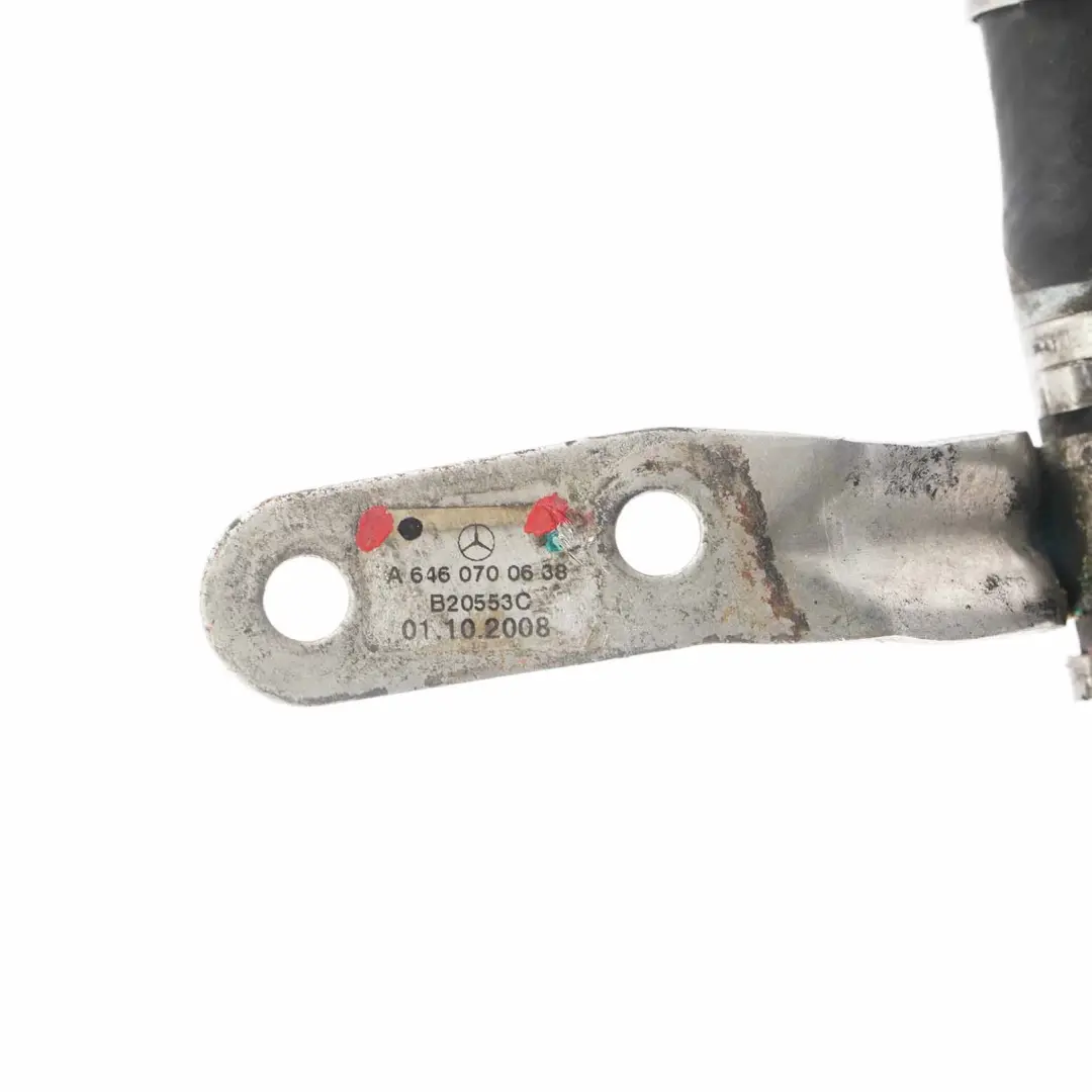 Mercedes W639 W906 OM646 Tuyau de Pression Ligne d'Injection Rail - SKU A6460700638 - Numéro de pièce A6460700638