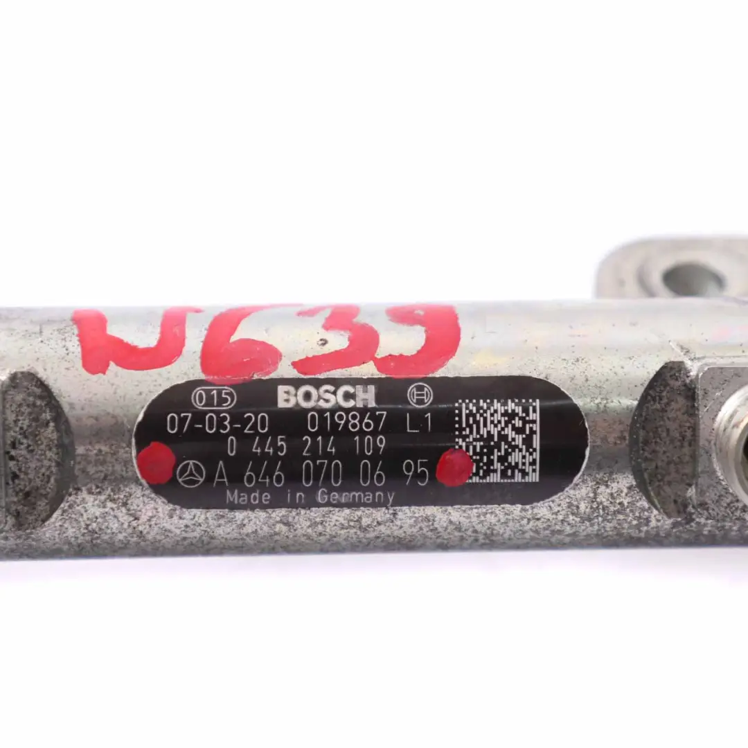 Mercedes W639 W906 OM646 Diesel iniettore pressione Rail Line - SKU A6460700695 - Numero di parte A6460700695