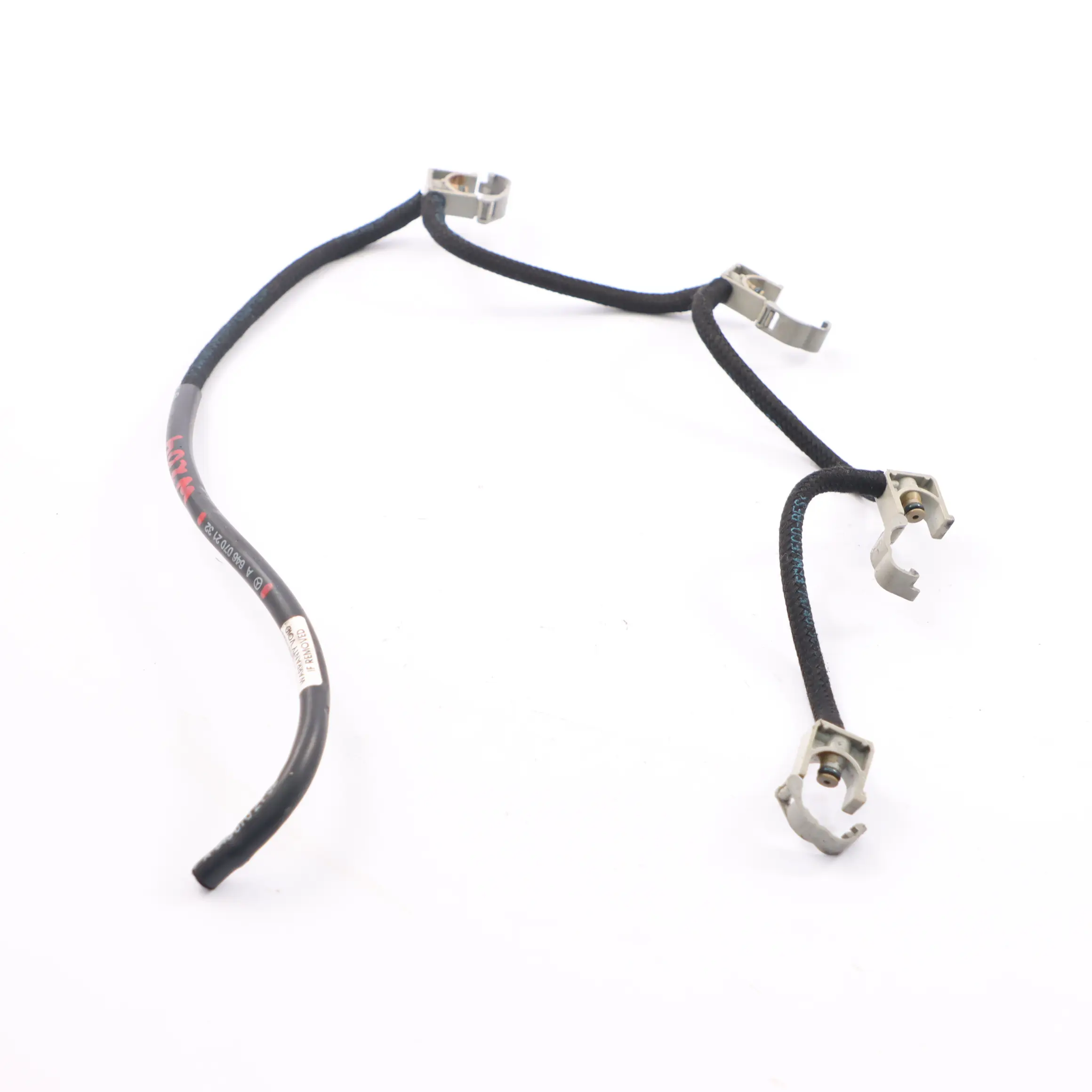 Kraftstoff leitung Mercedes W204 OM646 Einspritz Rücklauf schlauch A6460702132