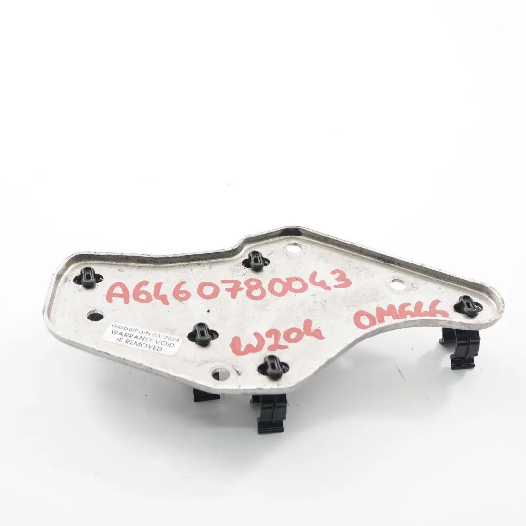Plate Mercedes W204 Diesel OM646 Fuel Rail System Mounting Pate to with Part number A6460780043 Plate Mercedes W204 Diesel OM646 Fuel Rail System Mounting Pate - SKU A6460780043 - Part number A6460780043