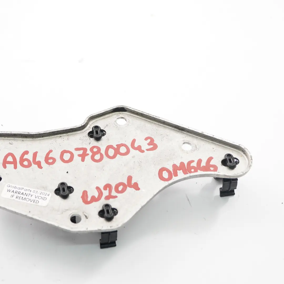  Plate Mercedes W204 Diesel OM646 Fuel Rail System Mounting Pate - SKU A6460780043 - Part number A6460780043