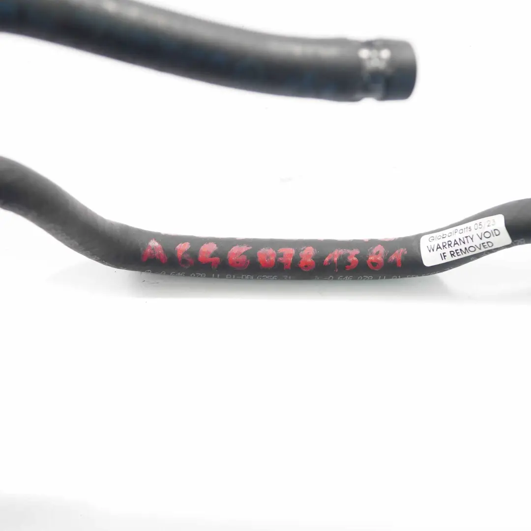  Canalisation carburant Mercedes W639 OM646 Tuyau système d'injection - SKU A6460781381 - Numéro de pièce A6460781381