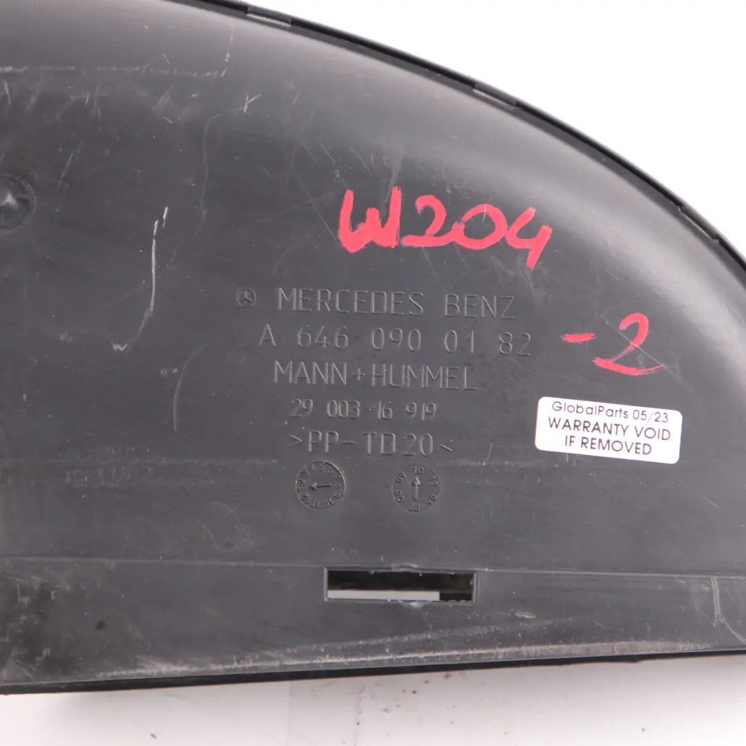 Mercedes W204 OM646 Diesel Air Intake Hose Pipe Tube Channel - SKU A6460900182-2 - Part number A6460900182