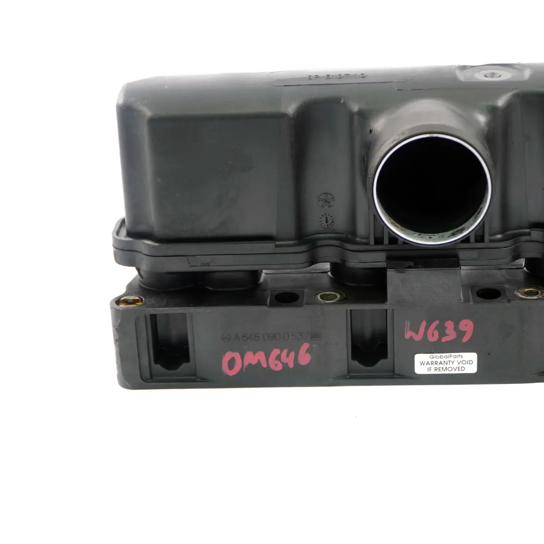  Colector De admision del motor diesel Mercedes-Benz Vito W639 OM646 A6460900537 - SKU A6460900837 - Número de pieza A6460900837