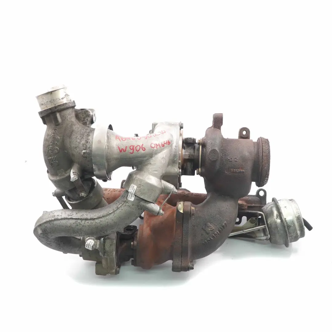 OM646 Turbocompresor Completo A6460901280 para Mercedes Sprinter W906 con número de pieza A6460901480 Mercedes Sprinter W906 OM646 Turbocompresor Completo A6460901280 - SKU A6460901480 - Número de pieza A6460901480