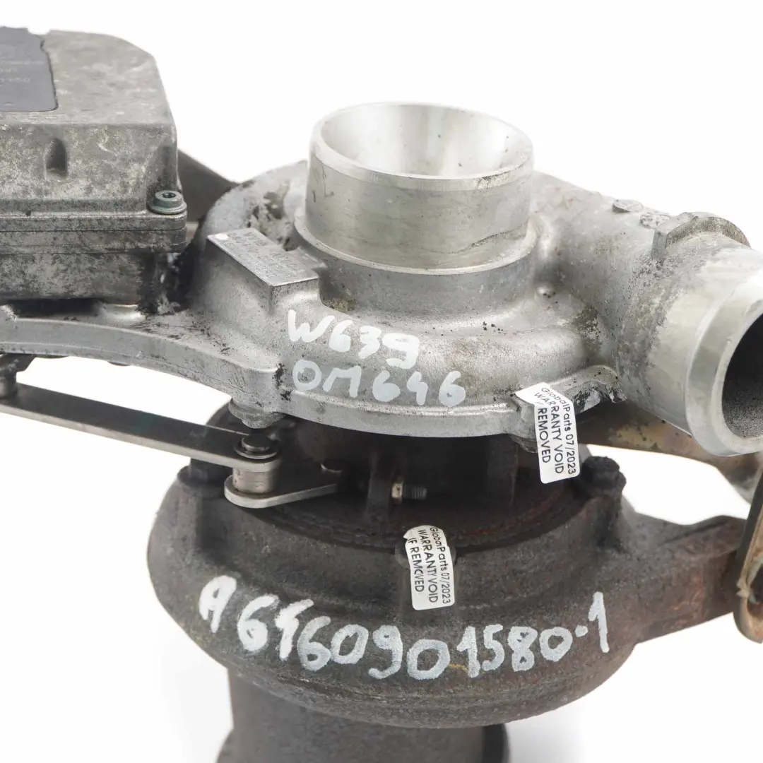 Turbo Charger Mercedes Vito W639 OM646 Complete Turbocharger A6460901380 - SKU A6460901580-1 - Part number A6460901580