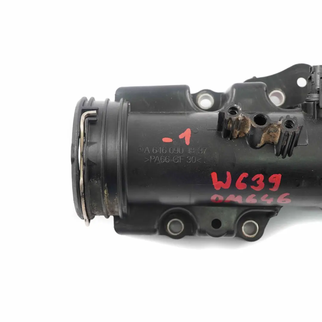 Mercedes Vito W639 OM646 Diesel Air Canal Admission Tuyau - SKU A6460901837-1 - Numéro de pièce A6460901837