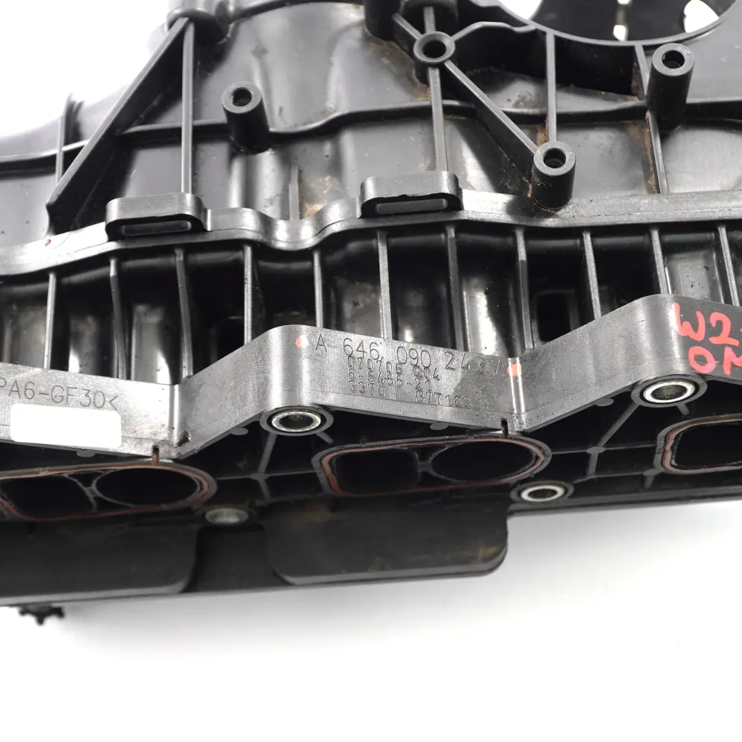 Manifold Mercedes W211 Diesel Engine OM646 Air Intake Manifold to with Part number A6460902437 Manifold Mercedes W211 Diesel Engine OM646 Air Intake Manifold - SKU A6460902437 - Part number A6460902437