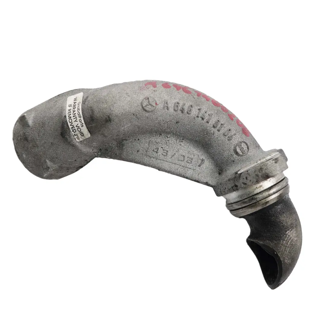  Mercedes-Benz Vito Viano W639 OM646 EGR Abgas Radiateur Coude de Tuyau - SKU A6461400208 - Numéro de pièce A6461400208