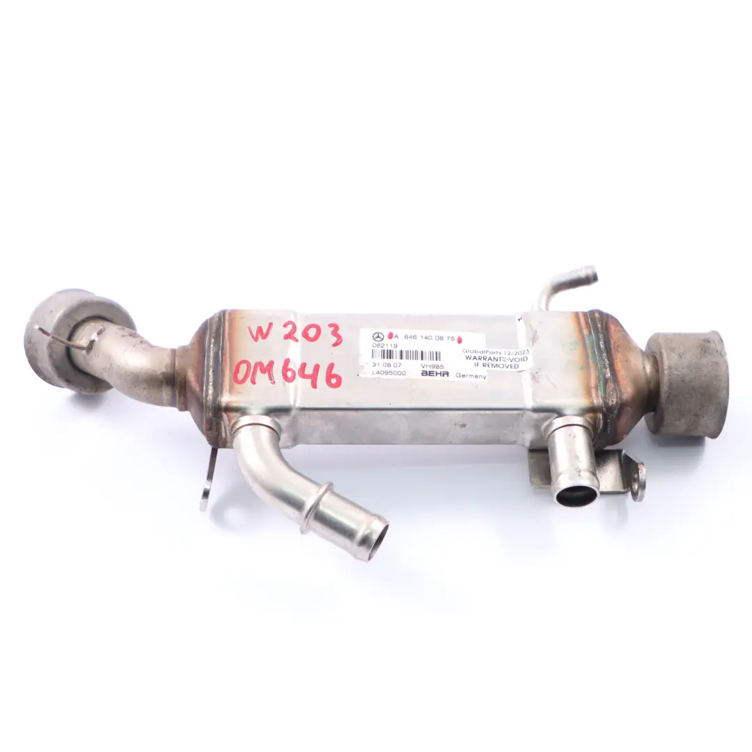 Mercedes Benz C Class W203 OM646 Diesel Exhaust EGR Cooler Valve - SKU A6461400875 - Part number A6461400875