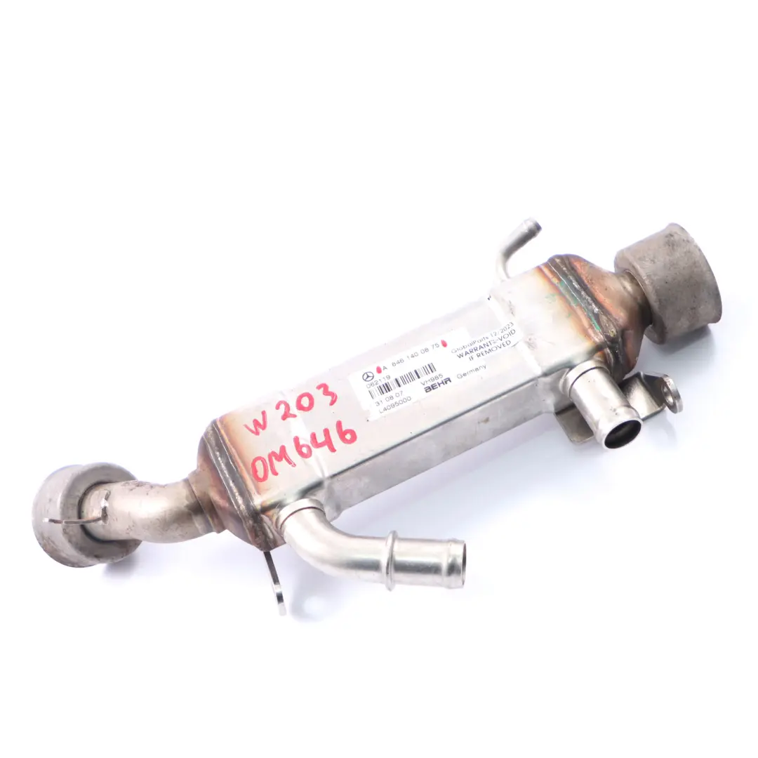 OM646 Diesel scarico EGR valvola di raffreddamento per Mercedes W203 con numero di parte A6461400875 Mercedes W203 OM646 Diesel scarico EGR valvola di raffreddamento - SKU A6461400875 - Numero di parte A6461400875