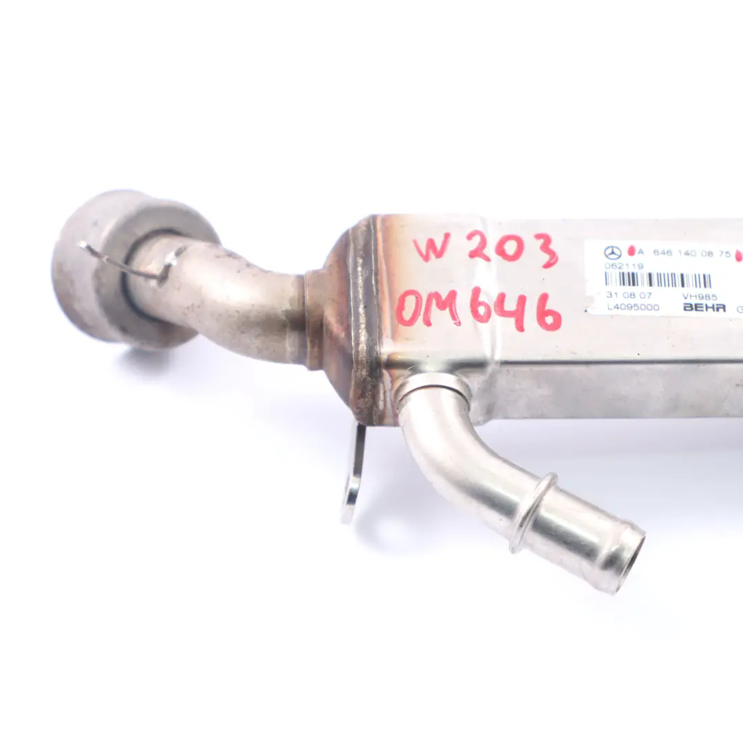 Mercedes W203 OM646 Diesel scarico EGR valvola di raffreddamento - SKU A6461400875 - Numero di parte A6461400875