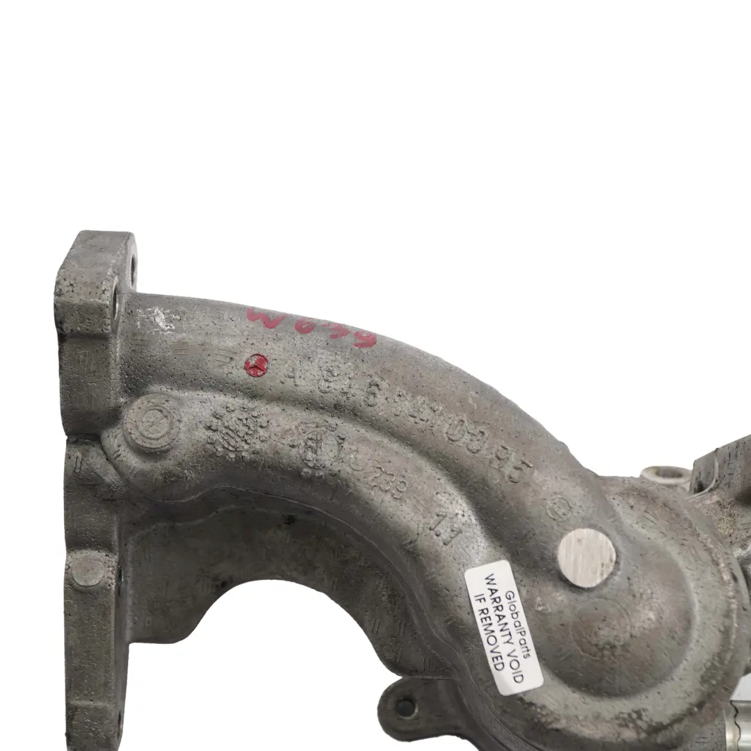 Mercedes W639 OM646 Valvola EGR Tubo di raffreddamento dello scarico - SKU A6461410095 - Numero di parte A6461410095