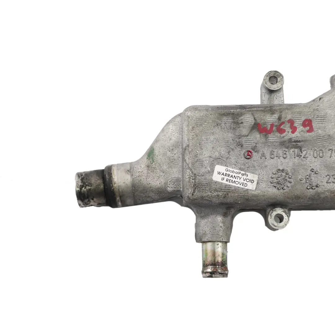 OM646 EGR Scambiatore Calore Del Radiatore Di Scarico per Mercedes W639 con numero di parte A6461420079 Mercedes W639 OM646 EGR Scambiatore Calore Del Radiatore Di Scarico - SKU A6461420079 - Numero di parte A6461420079