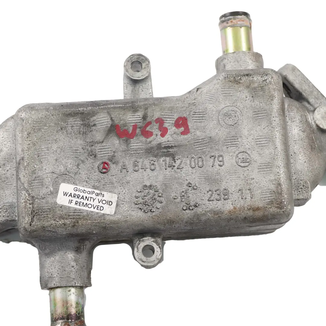 OM646 EGR Refroidisseur Radiateur pour Mercedes W639 à propos du numéro de pièce A6461420079 Mercedes W639 OM646 EGR Refroidisseur Radiateur - SKU A6461420079 - Numéro de pièce A6461420079