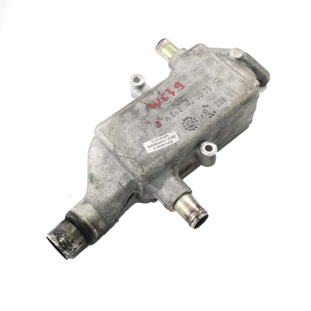OM646 AGR Abgaskühler Kühler für Mercedes W639 mit Teilenummer A6461420079 Mercedes W639 OM646 AGR Abgaskühler Kühler - SKU A6461420079 - Teilenummer A6461420079