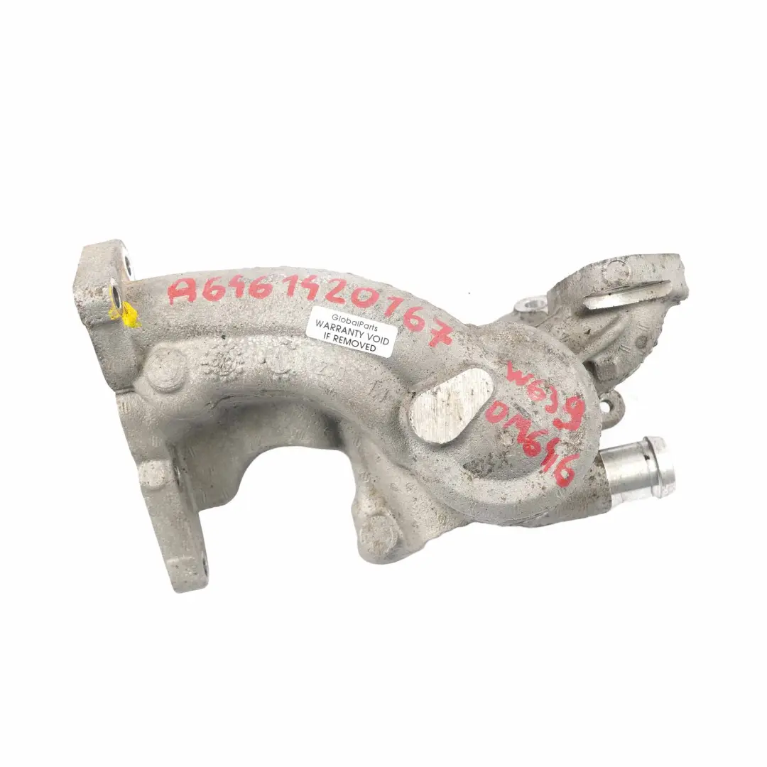 EGR Valve Mercedes Vito Viano W639 OM646 Exhaust Cooler Pipe - SKU A6461420167 - Part number A6461420167