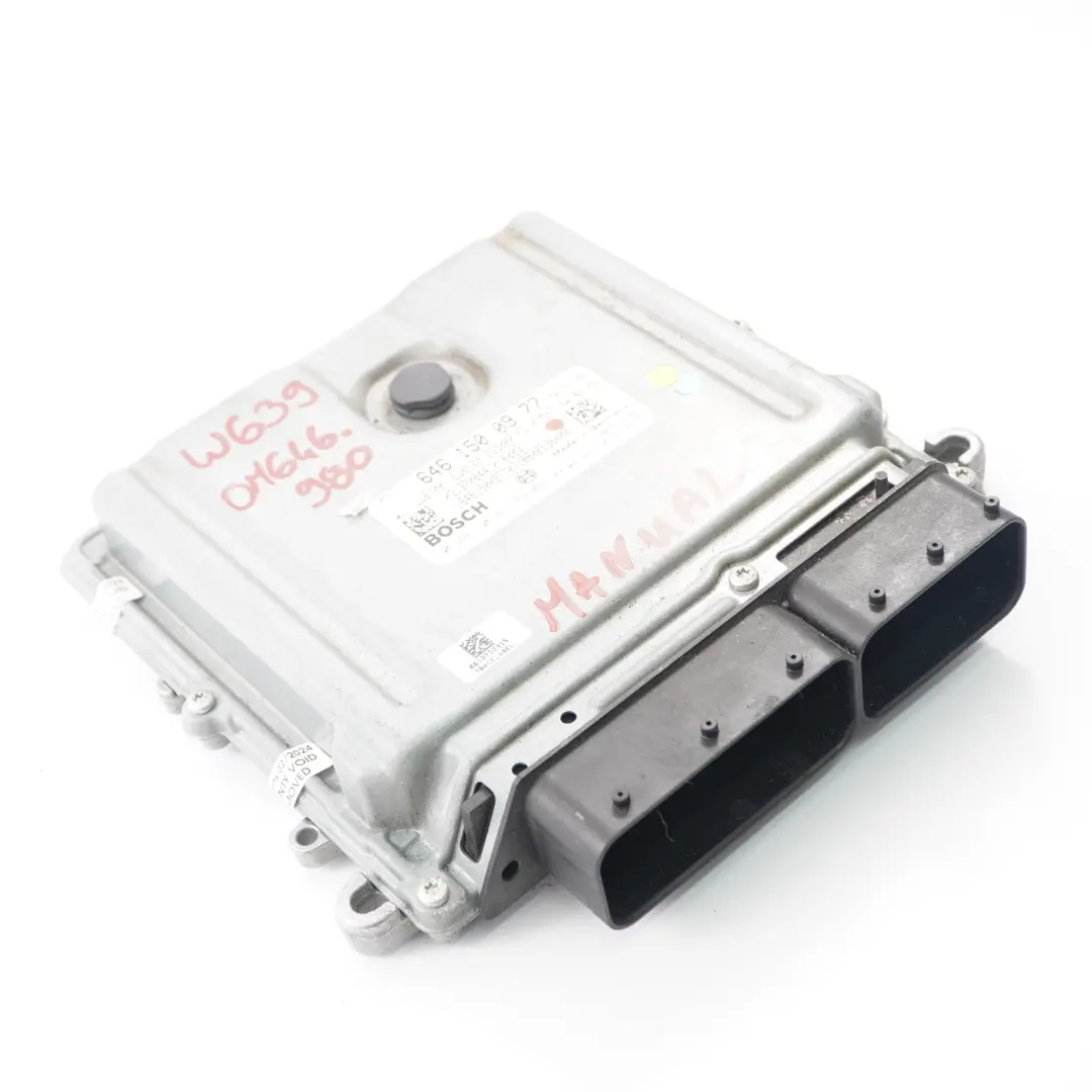 Mercedes Vito W639 OM646.980 Motor ECU Unidad Control Módulo Manual - SKU A6461500977 - Número de pieza A6461500977