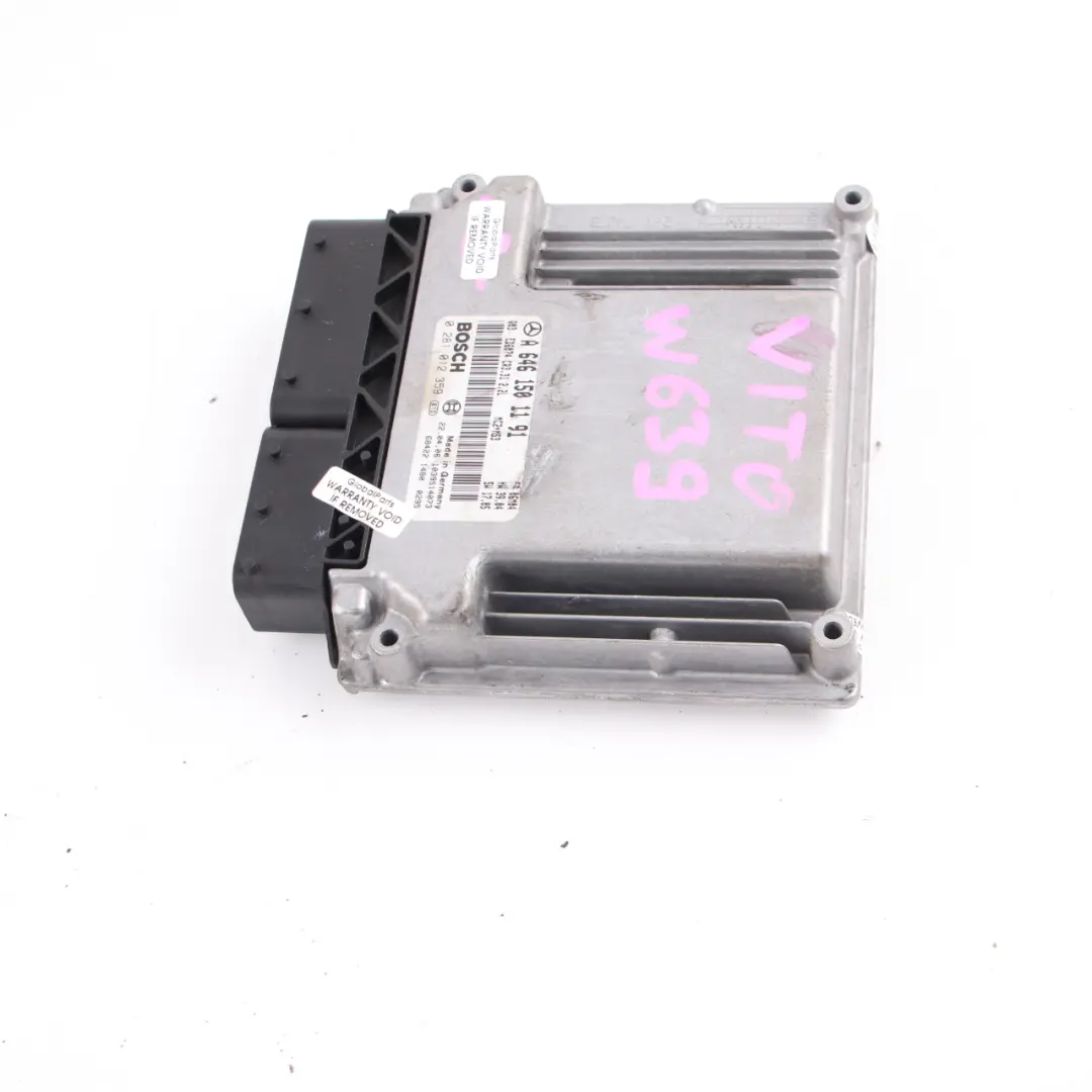 OM646 111CDI 116HP Engine Unit Module ECU Manual to Mercedes W639 Vito with Part number A6461501191 Mercedes W639 Vito OM646 111CDI 116HP Engine Unit Module ECU Manual - SKU A6461501191 - Part number A6461501191