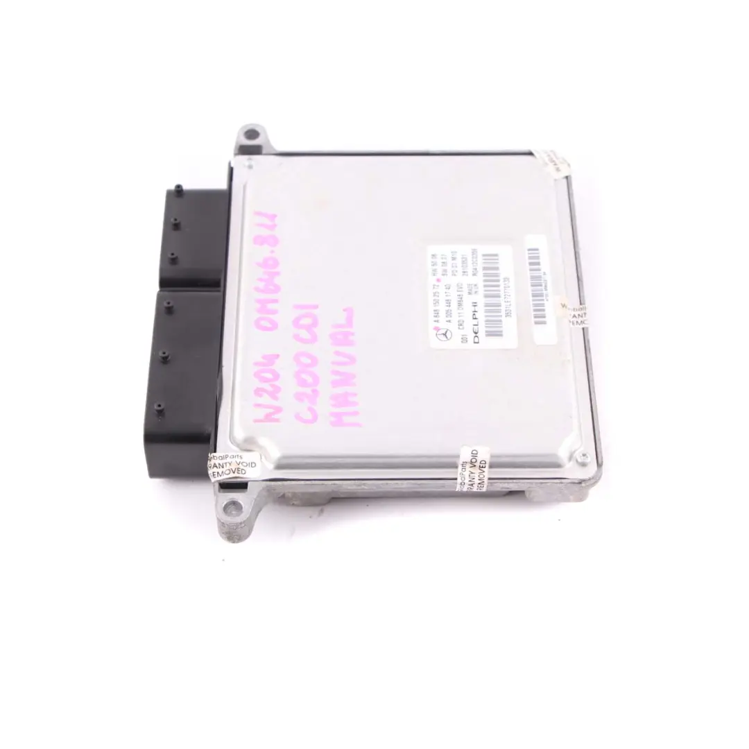 C200CDI OM646 Engine Control Unit Module ECU to Mercedes W204 with Part number A6461502572 Mercedes W204 C200CDI OM646 Engine Control Unit Module ECU - SKU A6461502572 - Part number A6461502572
