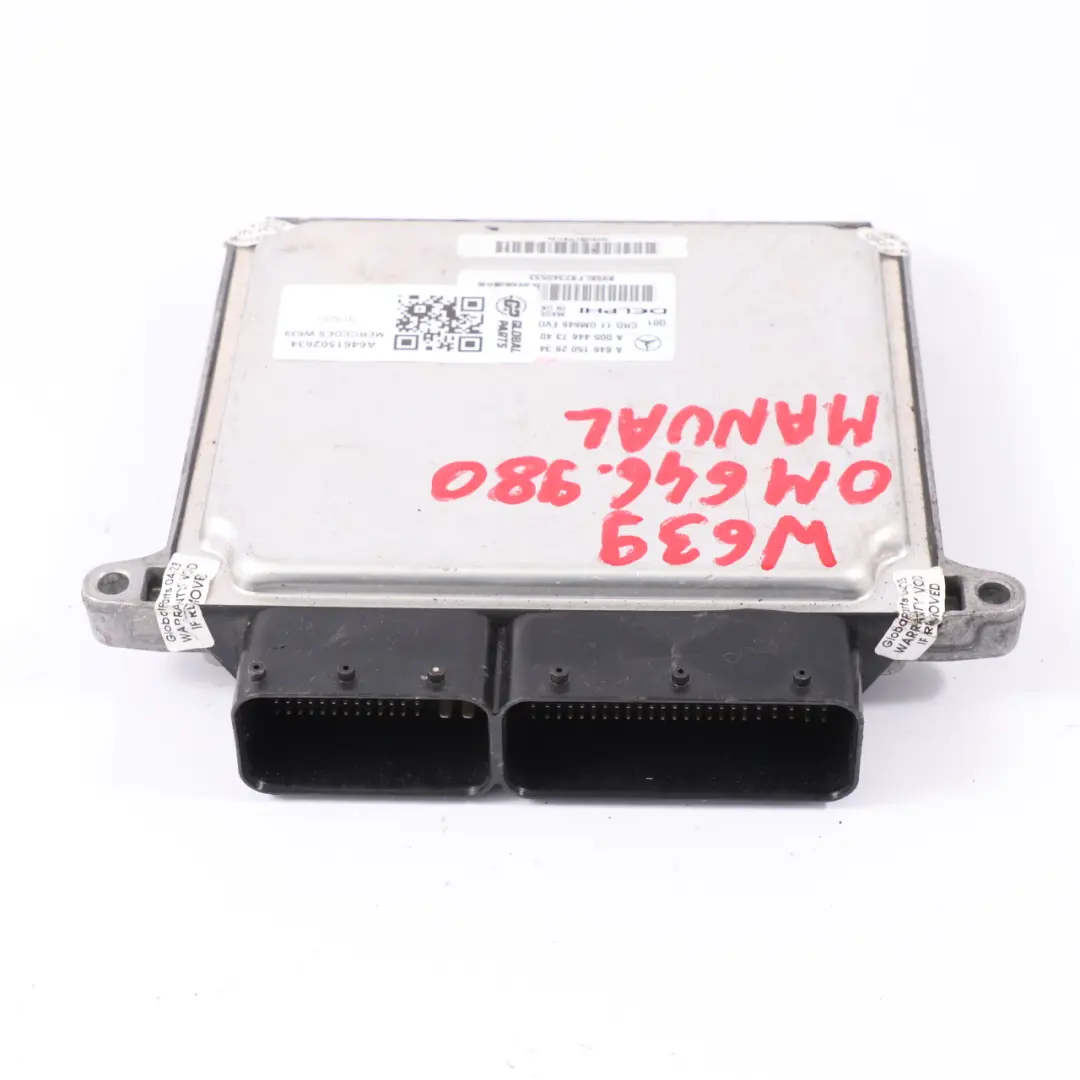 OM646.980 Motorsteuergerät Modul ECU für Mercedes Vito W639 Diesel mit Teilenummer A6461502634 Mercedes Vito W639 Diesel OM646.980 Motorsteuergerät Modul ECU - SKU A6461502634 - Teilenummer A6461502634