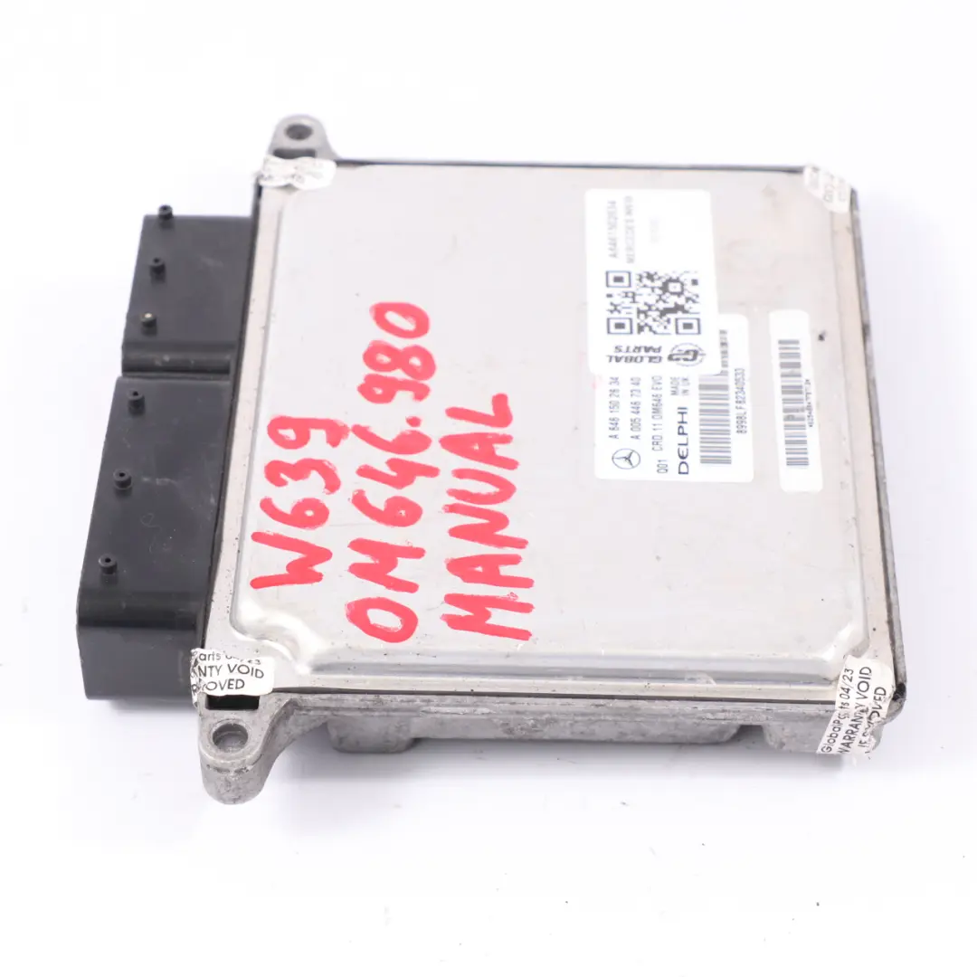 OM646.980 Motorsteuergerät Modul ECU für Mercedes Vito W639 Diesel mit Teilenummer A6461502634 Mercedes Vito W639 Diesel OM646.980 Motorsteuergerät Modul ECU - SKU A6461502634 - Teilenummer A6461502634