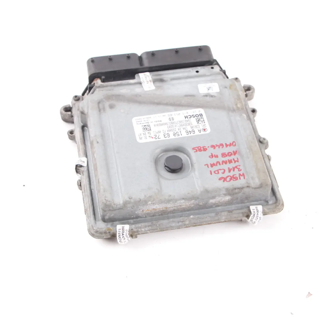 Mercedes W906 311 CDI Unidad Control Motor 109HP OM646.985 ECU - SKU A6461506372 - Número de pieza A6461506372