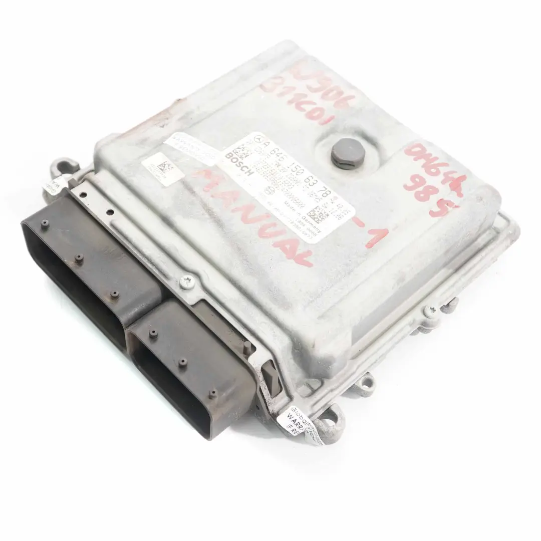 Mercedes W906 311CDI OM646.985 109HP Engine Unit Module ECU Manual - SKU A6461506378-1 - Part number A6461506378