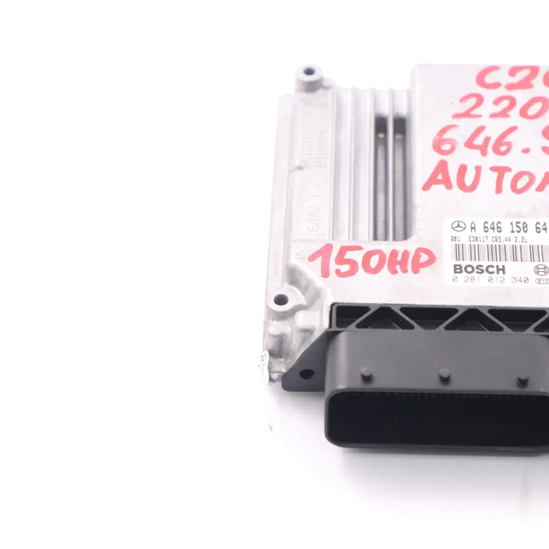 M646.966 150HP Unidad Motor ECU Automático para Mercedes C209 220 CDI con número de pieza A6461506479 Mercedes C209 220 CDI M646.966 150HP Unidad Motor ECU Automático - SKU A6461506479 - Número de pieza A6461506479