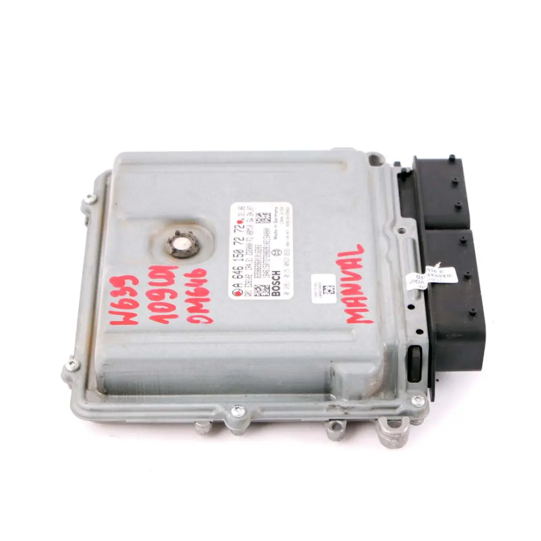 Mercedes W639 Vito 109 CDI OM646 Engine Unit Module ECU Manual - SKU A6461507272 - Part number A6461507272