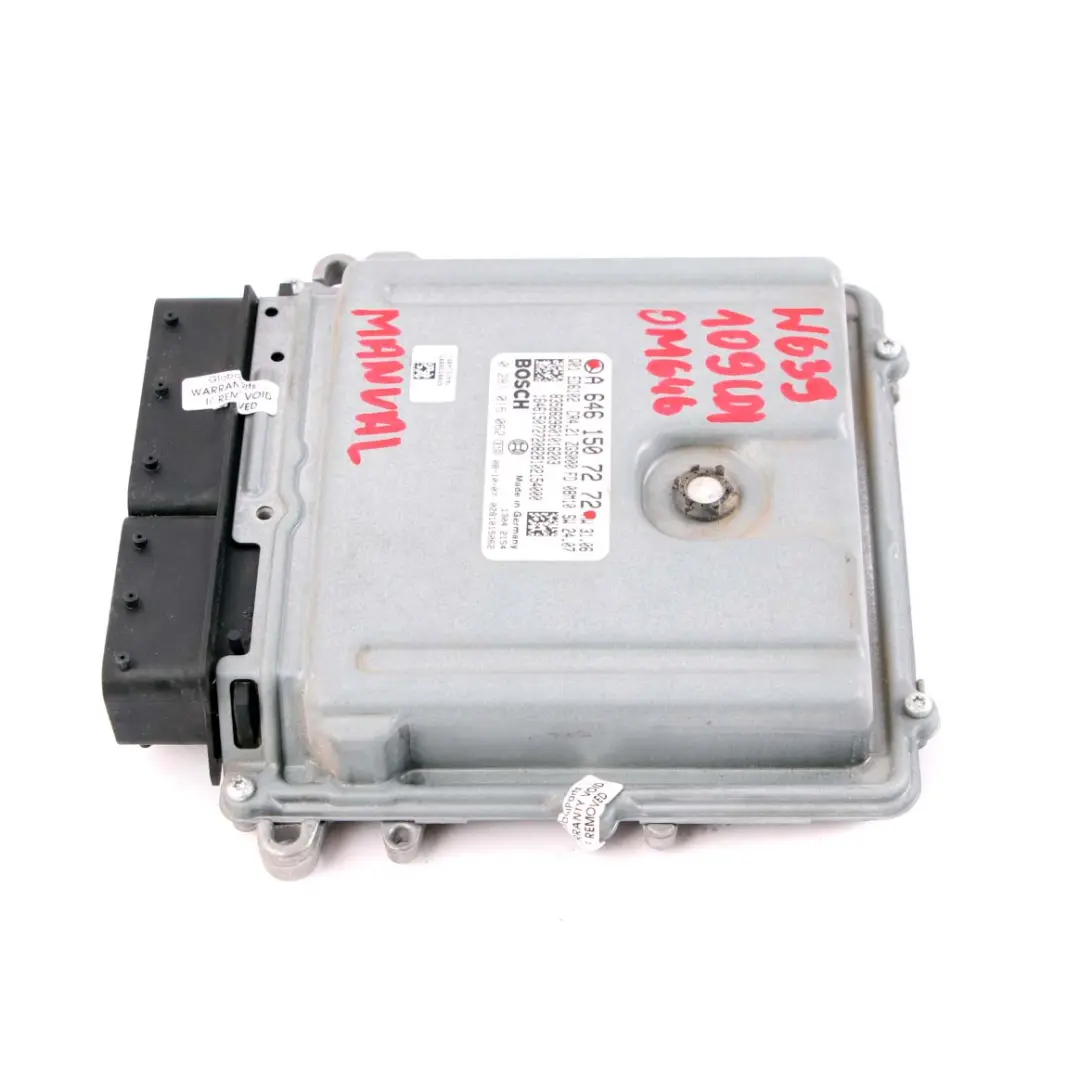 Mercedes W639 Vito 109 CDI OM646 Engine Unit Module ECU Manuel - SKU A6461507272 - Numéro de pièce A6461507272