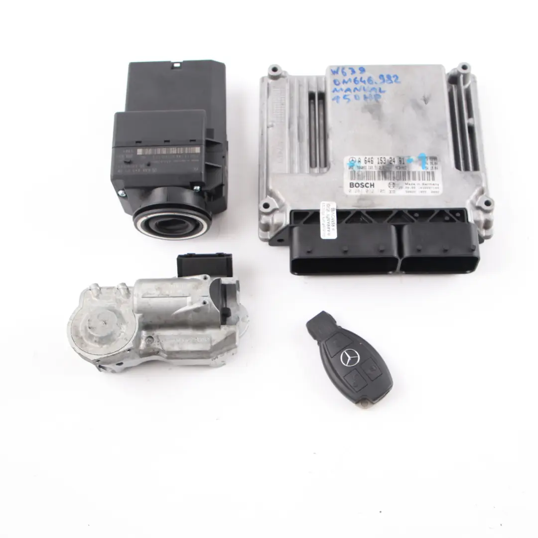 OM646.982 150HP Engine Module ECU Kit Key Lock to Mercedes Vito W639 with Part number A6461532491 Mercedes Vito W639 OM646.982 150HP Engine Module ECU Kit Key Lock - SKU A6461532491-1 - Part number A6461532491
