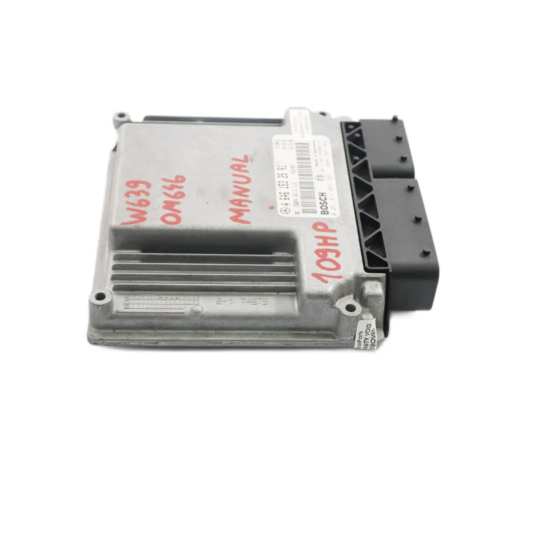 OM646 Motor Módulo Unidad ECU Manual para Mercedes W639 Vito 111 CDI con número de pieza A6461532591 Mercedes W639 Vito 111 CDI OM646 Motor Módulo Unidad ECU Manual - SKU A6461532591 - Número de pieza A6461532591