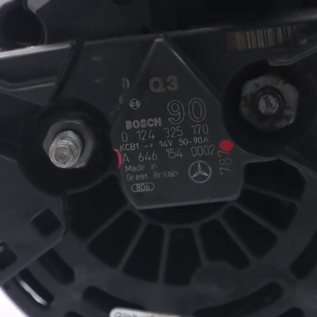 OM646 Motore Diesel Alternatore Generatore per Mercedes Sprinter W906 con numero di parte A6461540002 Mercedes Sprinter W906 OM646 Motore Diesel Alternatore Generatore - SKU A6461540002 - Numero di parte A6461540002