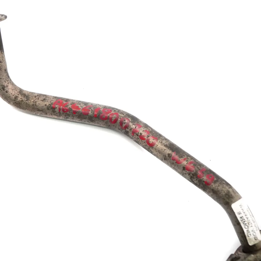 Mercedes-Benz Vito W639 OM646 Diesel Oil Return Line Pipe Hose Turbocharger to with Part number A6461800720 Mercedes-Benz Vito W639 OM646 Diesel Oil Return Line Pipe Hose Turbocharger - SKU A6461800720 - Part number A6461800720