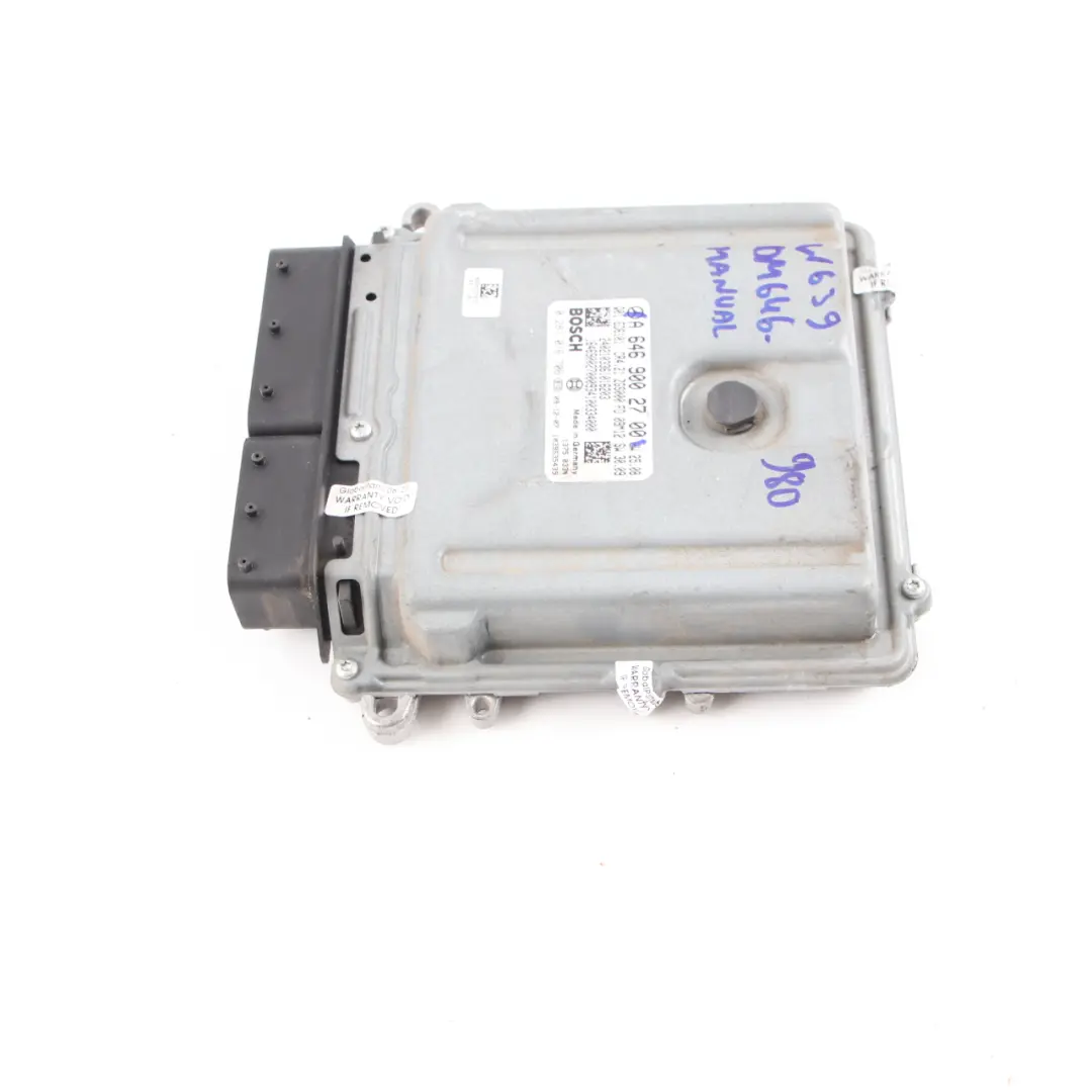 OM646.980 Engine Control Unit ECU Module Manual to Mercedes Vito W639 with Part number A6469002700 Mercedes Vito W639 OM646.980 Engine Control Unit ECU Module Manual - SKU A6469002700 - Part number A6469002700