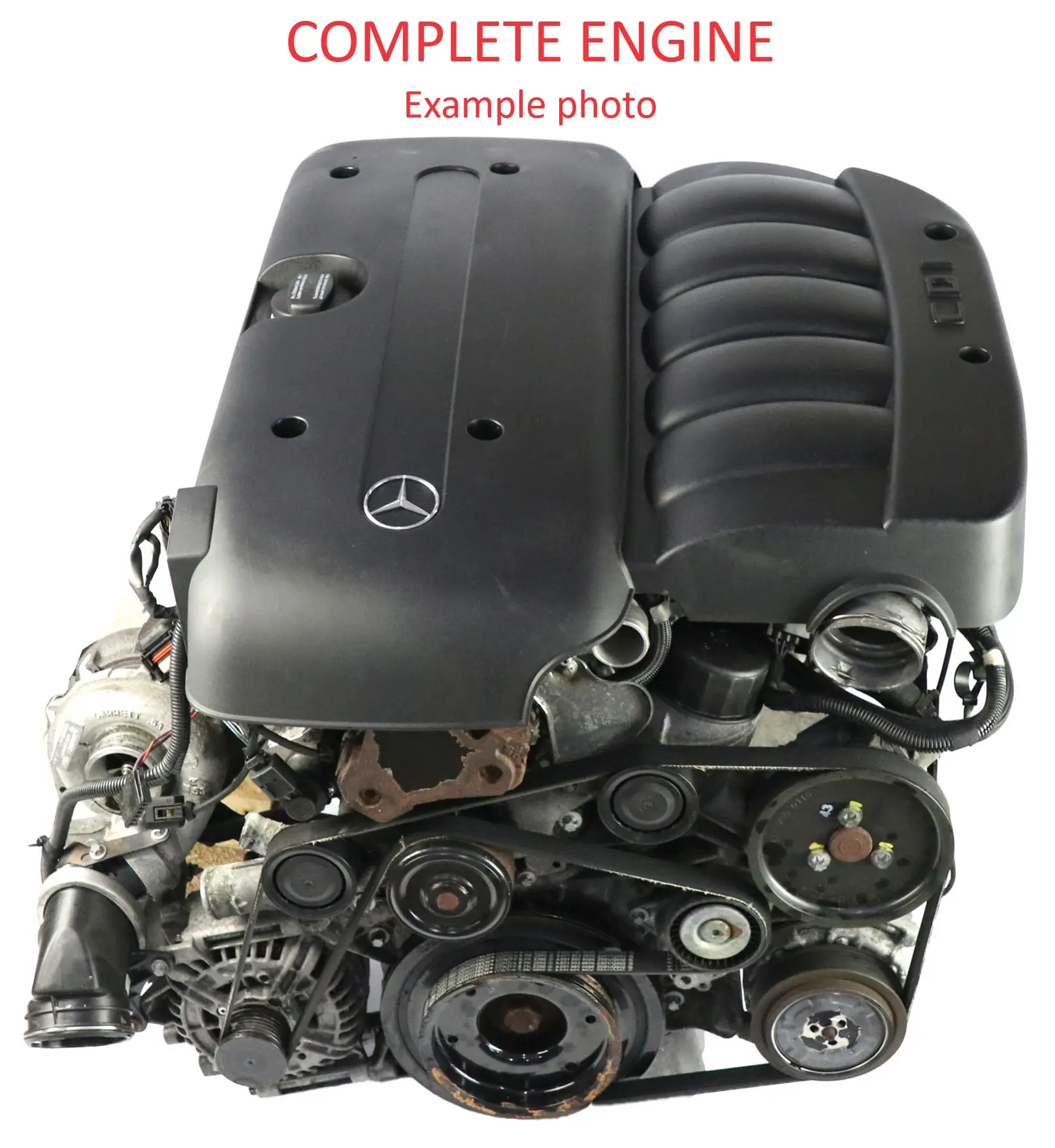 Mercedes W211 S211 E 270 CDI Motor Desnudo 647.961 647961 159 000 km, GARANTÍA