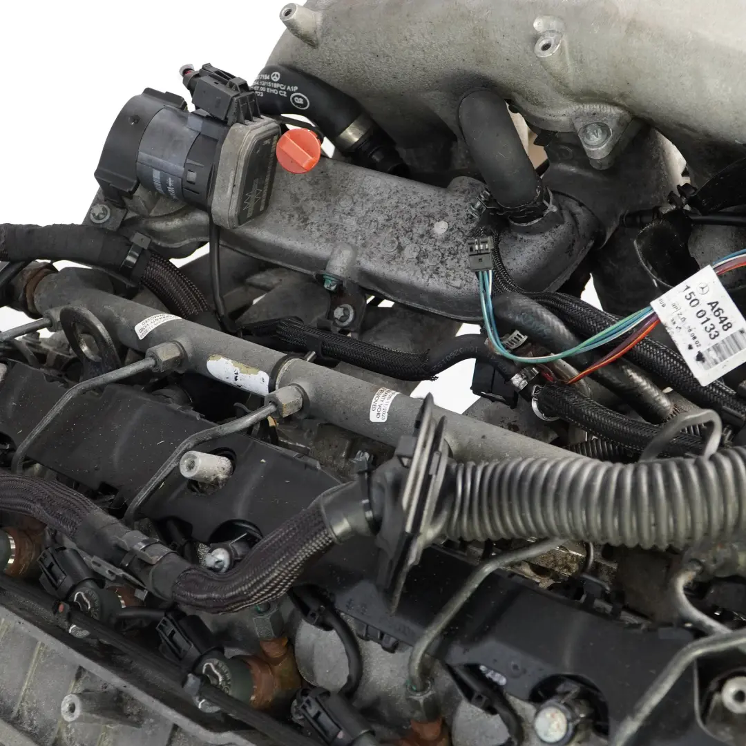 204HP Bare Engine 648.961 648961 99k miles, WARRANTY to Mercedes W211 3.2 320 CDI with Part number A6480100500 Mercedes W211 3.2 320 CDI 204HP Bare Engine 648.961 648961 99k miles, WARRANTY - SKU A6480100500 - Part number A6480100500
