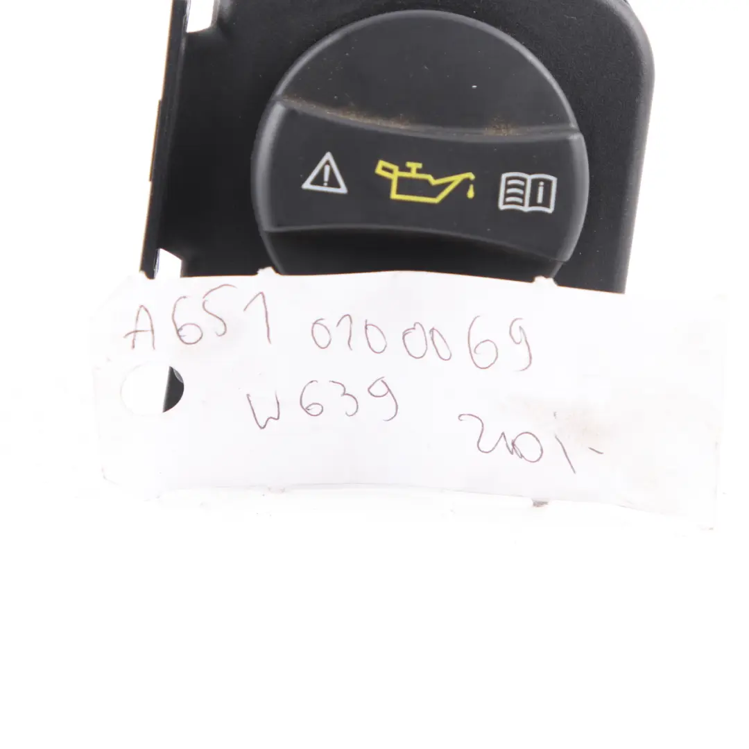 Mercedes W639 Wlewu Oleju Głowicy Korek Oleju Pokrywy - SKU A6510100069 - Numer Części A6510100069