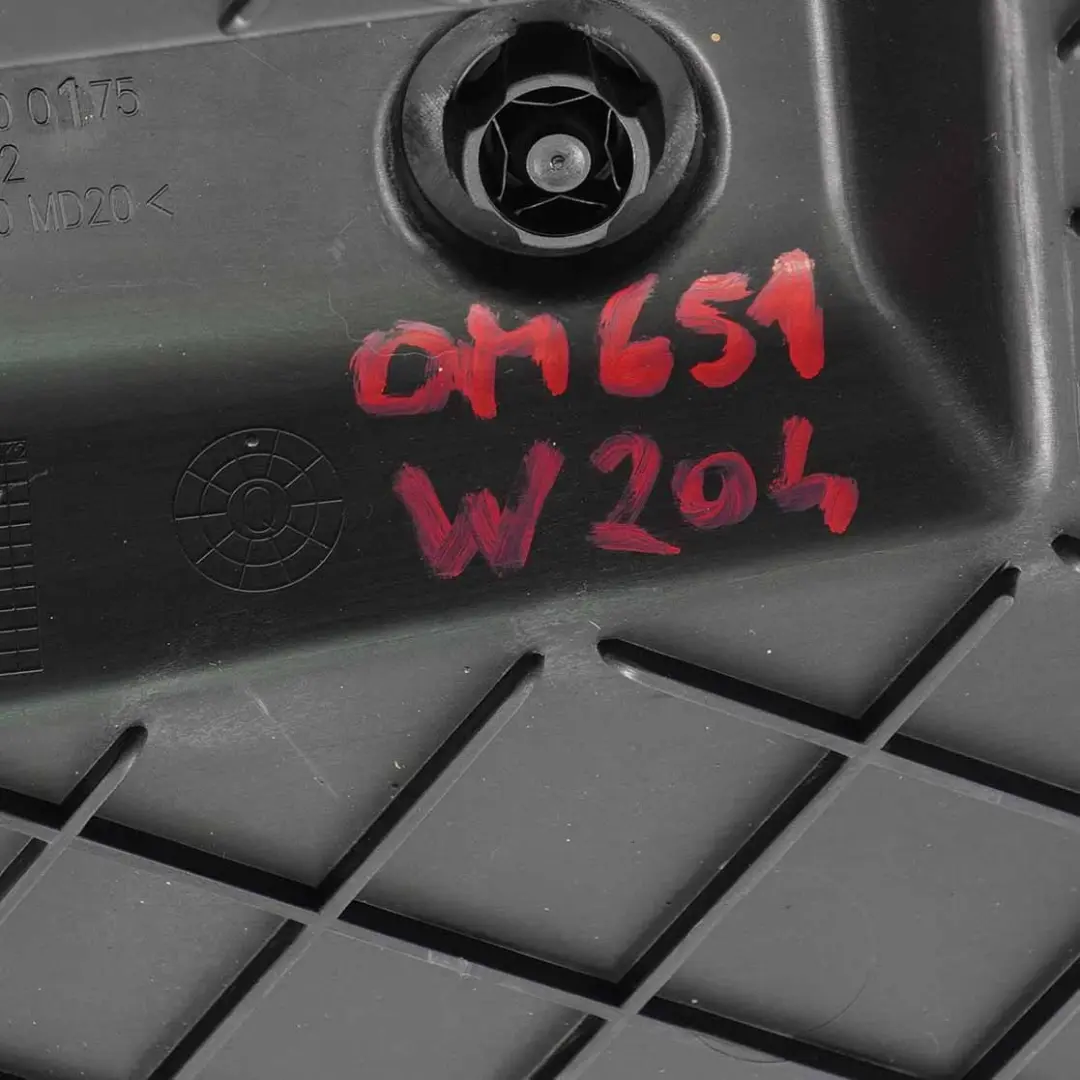 Mercedes W204 W212 OM651 Diesel Motore Coperchio Pannello Acustico - SKU A6510100175 - Numero di parte A6510100175