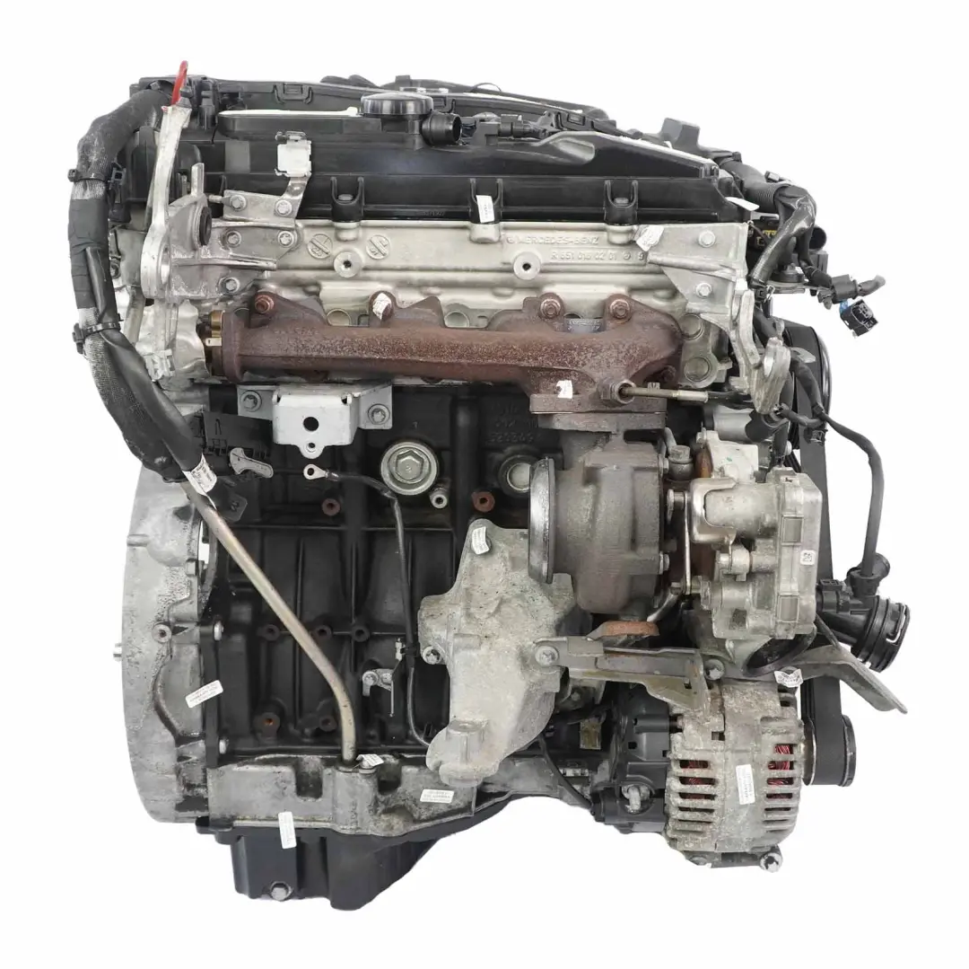 Mercedes W204 Motor Completo 651913 C 200 CDI BlueEFFICIENCY 651.913 GARANTIA - SKU A6510100345-1 - Número de pieza A6510100345