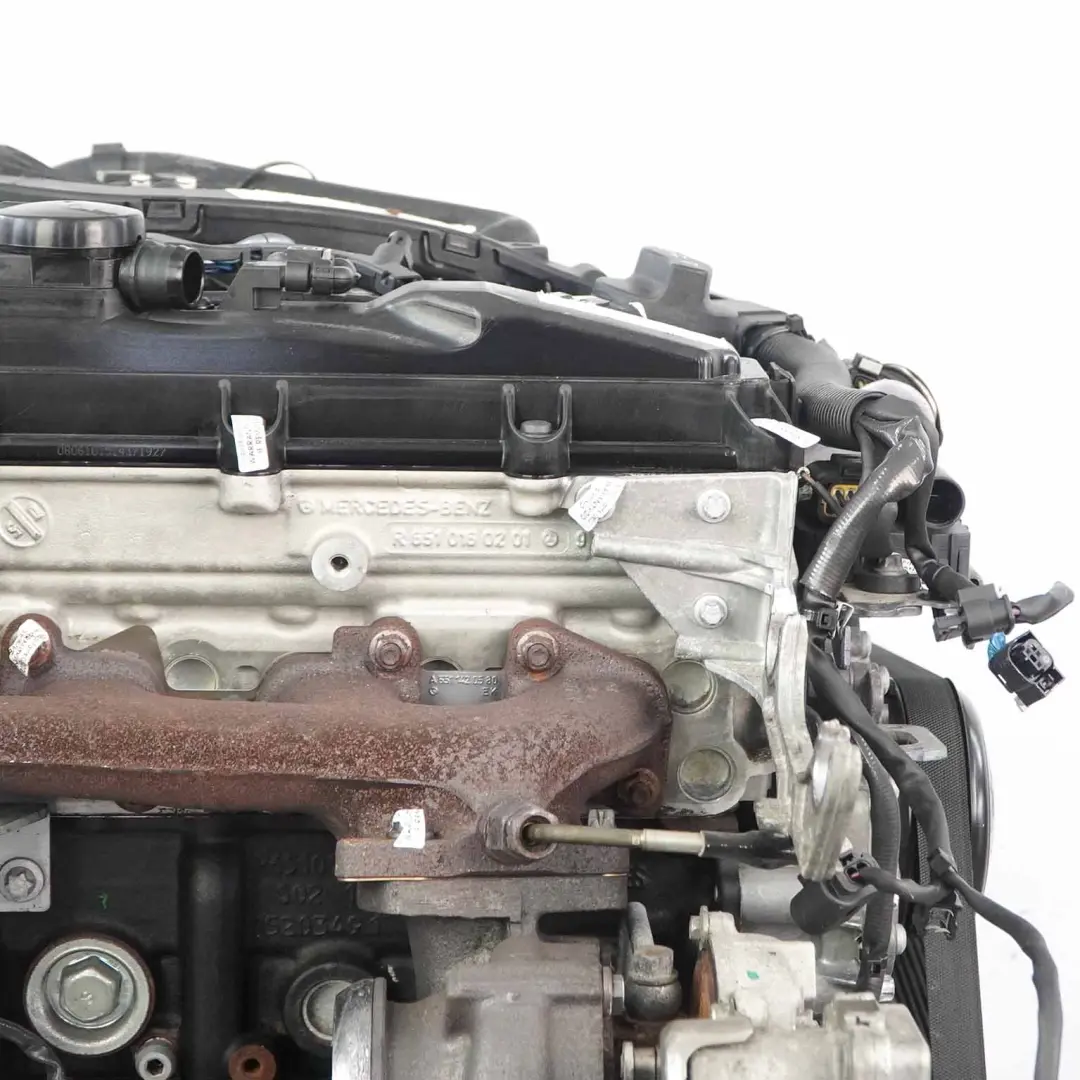 Mercedes W204 Engine 651913 Complete C 200 CDI BlueEFFICIENCY 651.913 WARRANTY - SKU A6510100345-1 - Part number A6510100345