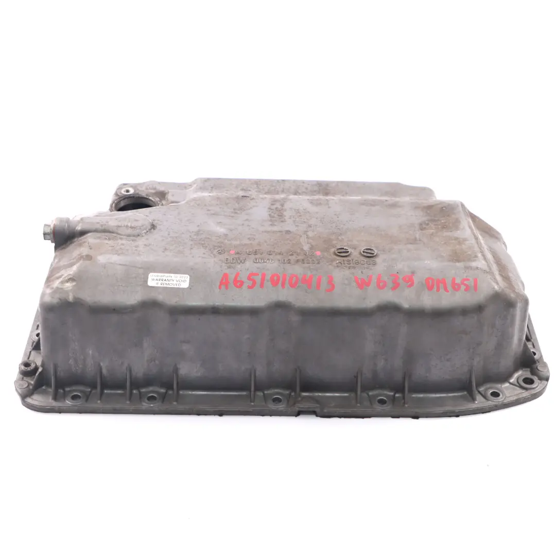 OM651 Diesel Carter de vidange d'huile moteur A6510142102 pour Mercedes Vito W639 à propos du numéro de pièce A6510100413 Mercedes Vito W639 OM651 Diesel Carter de vidange d'huile moteur A6510142102 - SKU A6510100413 - Numéro de pièce A6510100413