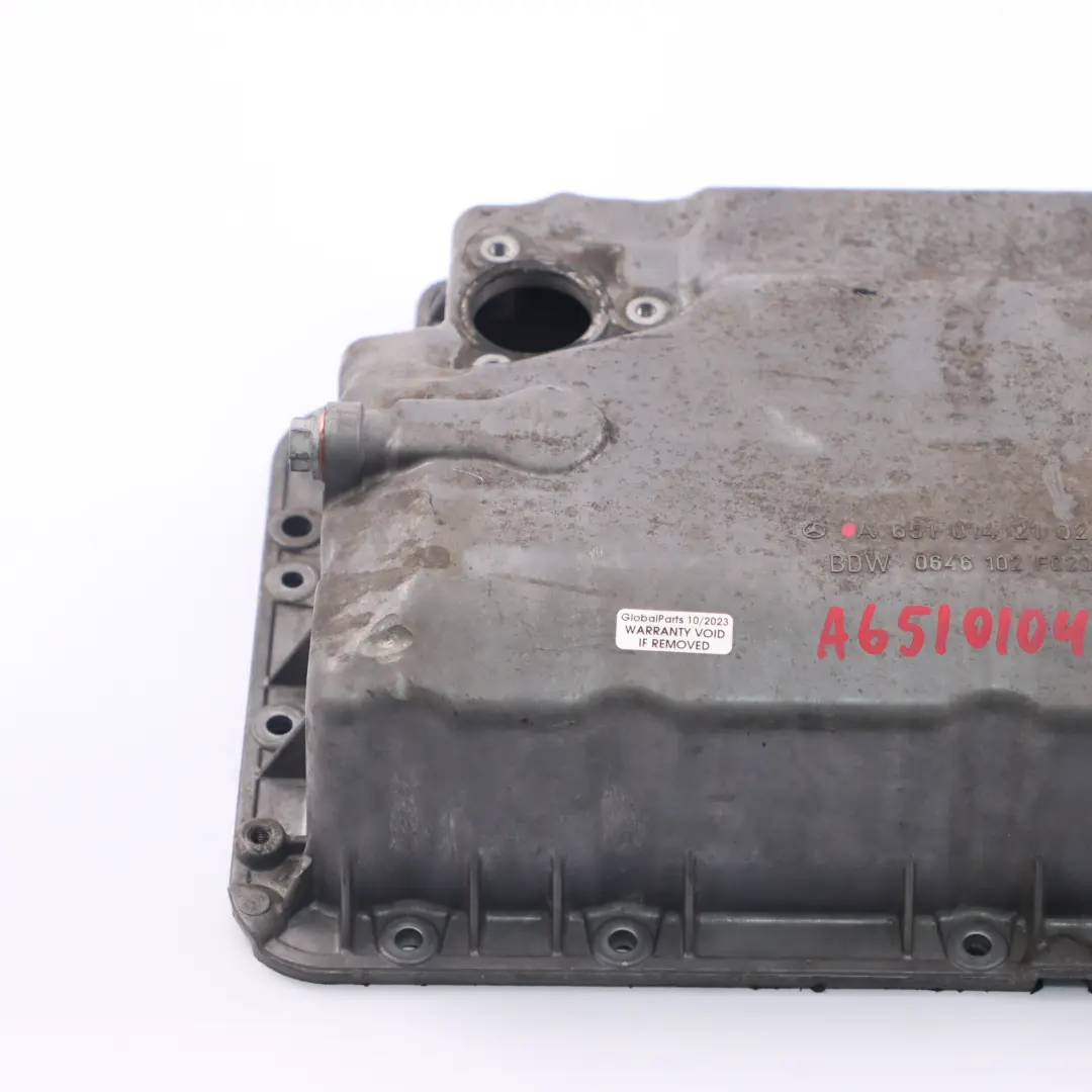 Mercedes Vito W639 OM651 Carter de aceite para motor diesel A6510142102 - SKU A6510100413 - Número de pieza A6510100413