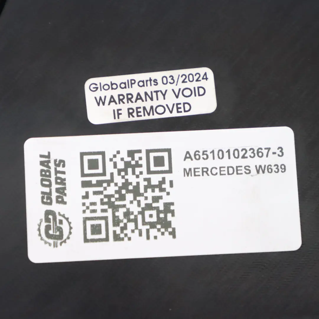 Mercedes W639 W906 OM651 Osłona Pokrywa Silnika - SKU A6510102367-3 - Numer Części A6510102367
